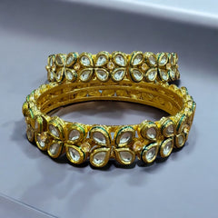 Kundan bangles