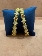 Kundan bangles