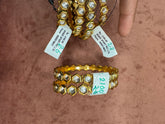 Kundan bangles