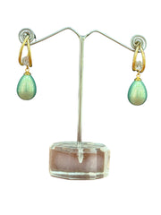 Elegant Gold and Pearl Drop Earrings