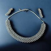 Luxurious Crystal Necklace & Earring Set