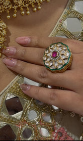 Elegant Kundan Ring