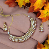 Exquisite Kundan Necklace with earrings