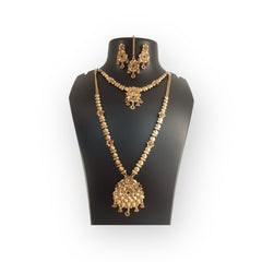Traditional Antique Gold Necklace Set
