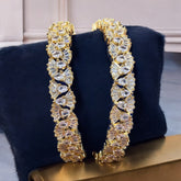 Golden Radiance Designer Bangles