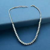 Elegant Diamond-Crystal Necklace and Earring Set