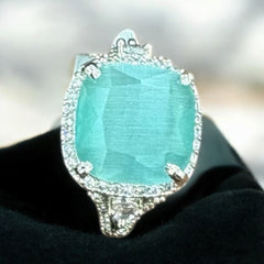 AD Ring - Aqua marine
