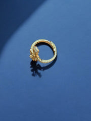 Exquisite Kundan Gold Ring - A Timeless Statement