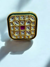 Kundan Ring - Square