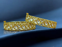 Exquisite Kundan Bangles - A Timeless Statement of Elegance
