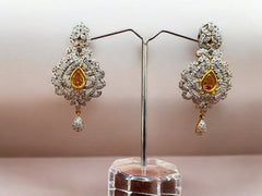 Elegant Interchangeable Gemstone Earrings - A Statement of Luxury