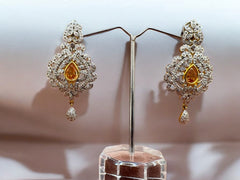 Elegant Interchangeable Gemstone Earrings - A Statement of Luxury