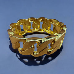 Luxury Gold Cuban Link Bracelet – Bold & Elegant Statement Piece