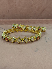 Kundan bangles
