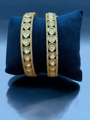 Exquisite Kundan Bangles - Timeless Elegance