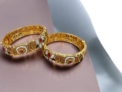 Gold bangles