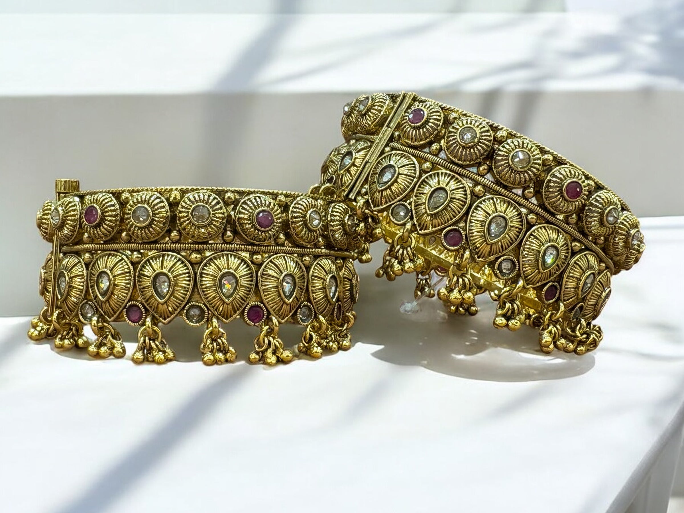 Gold bangles