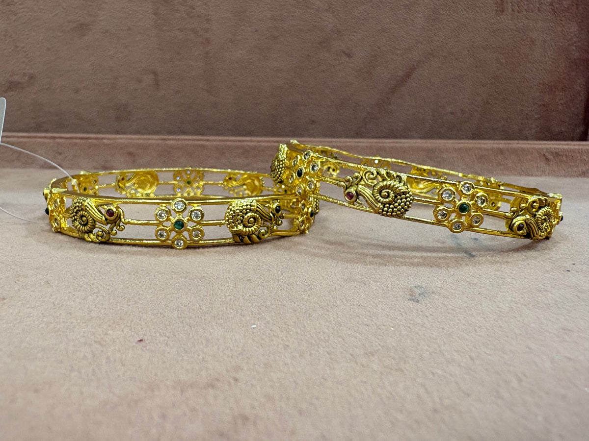 Gold bangles