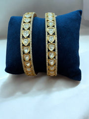 Exquisite Kundan Bangles - Timeless Elegance