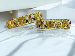 Gold bangles