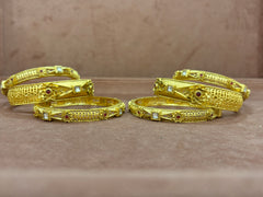 Gold bangles