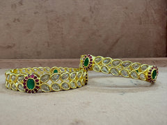 Kundan bangles