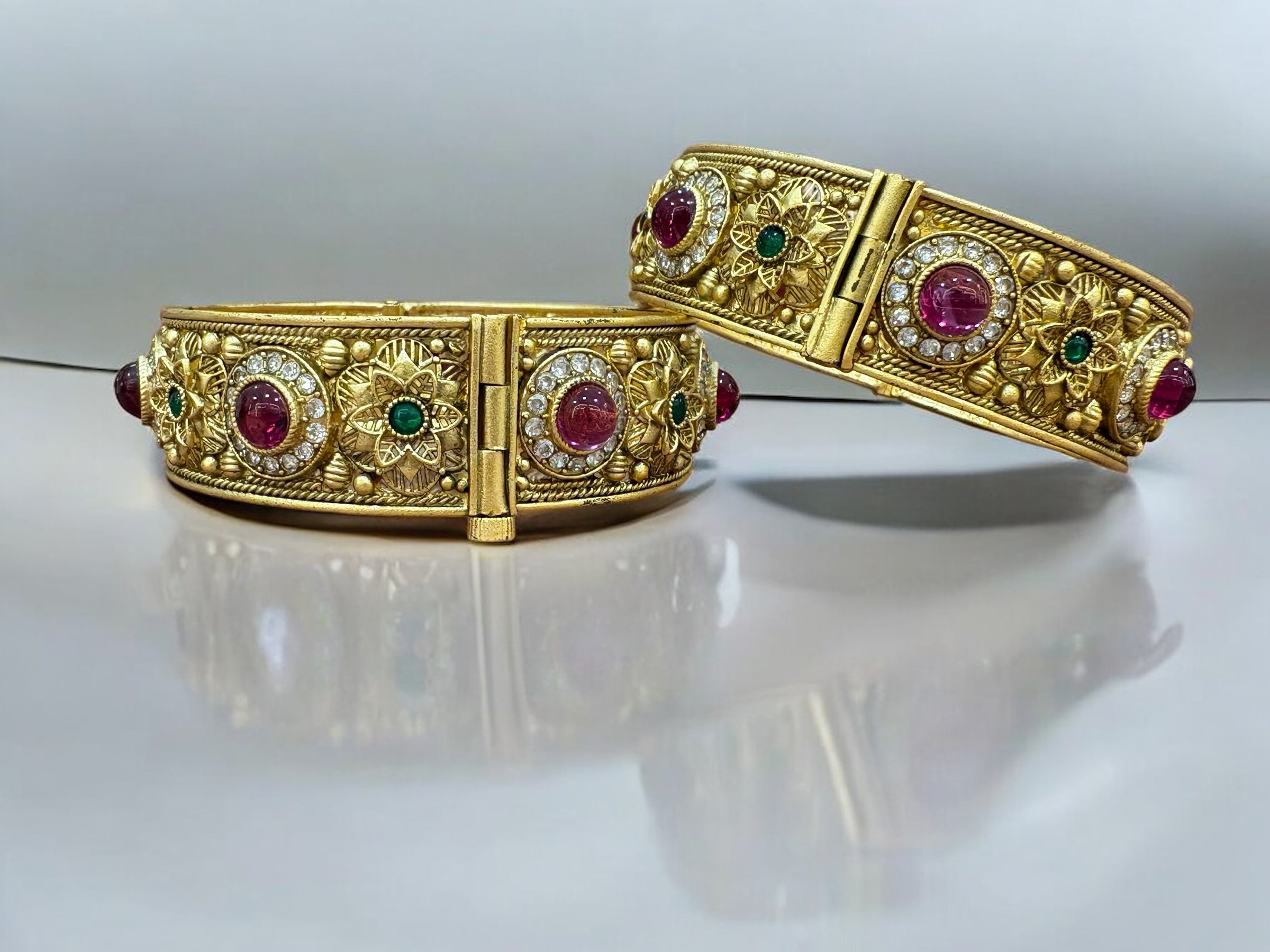 Gold bangles