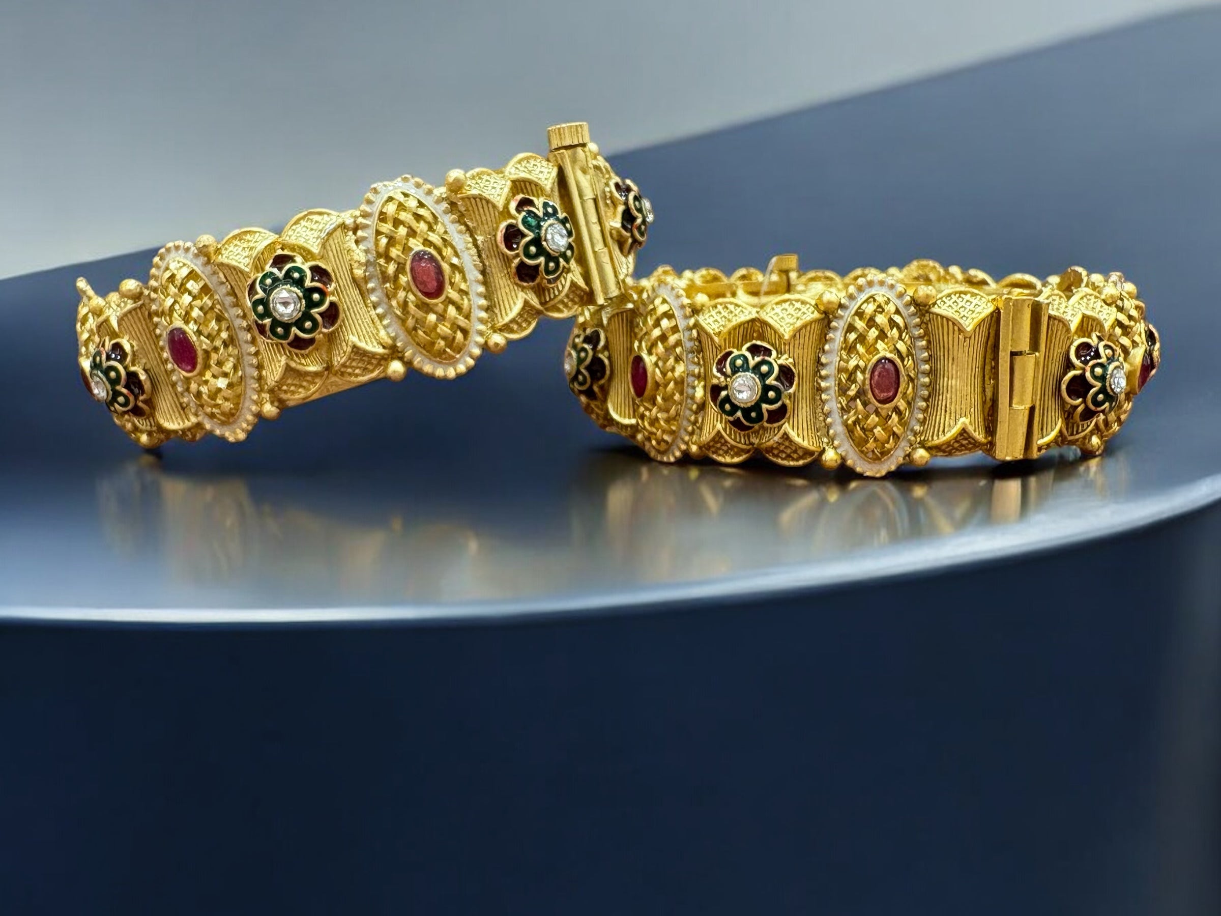 Gold bangles