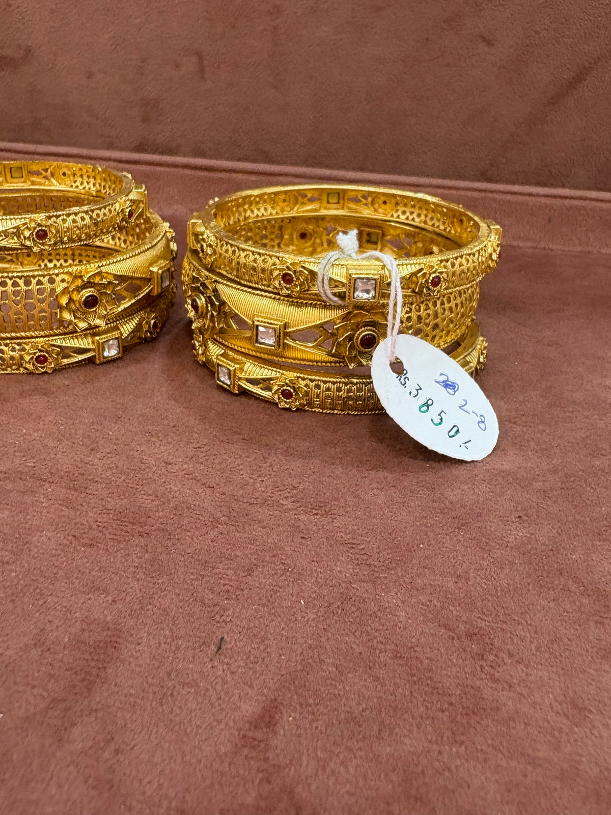 Gold bangles
