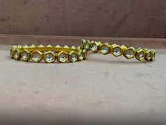 Kundan bangles