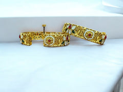 Gold bangles