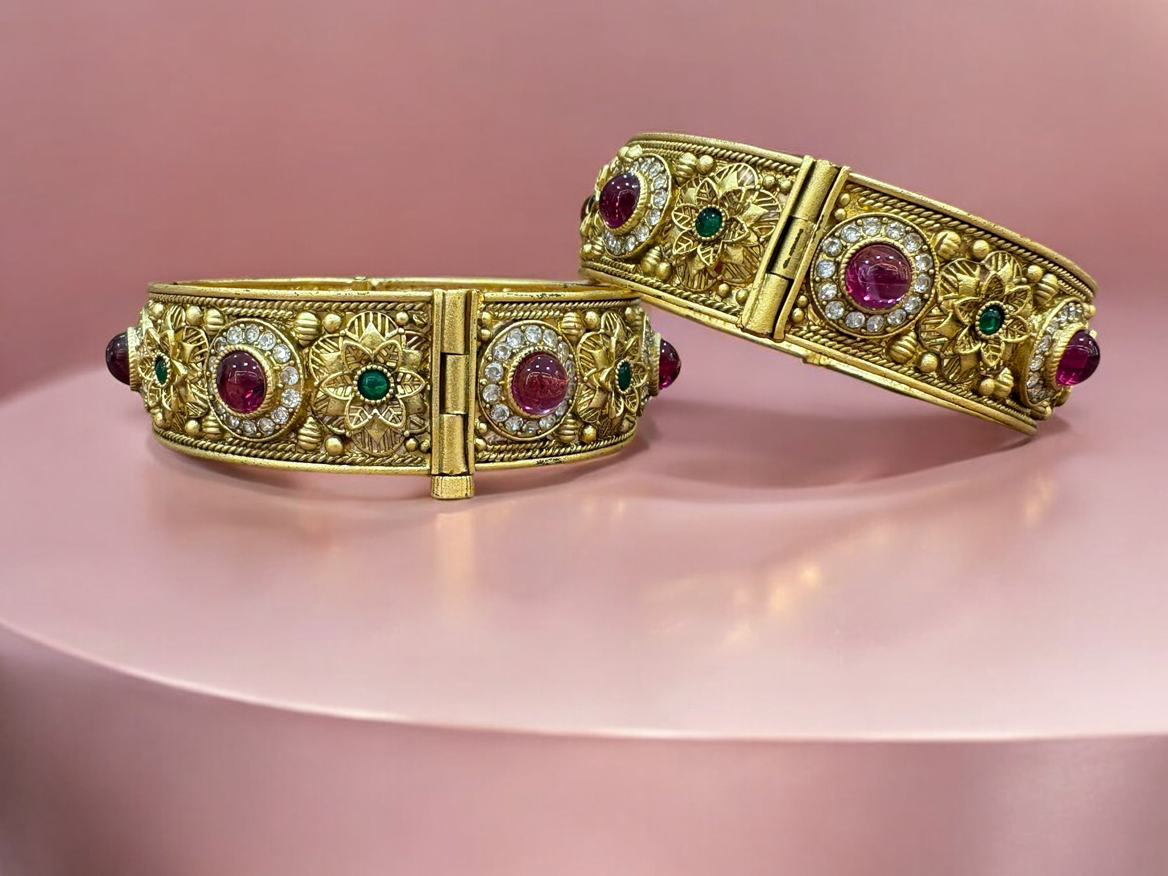 Gold bangles