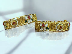 Gold bangles
