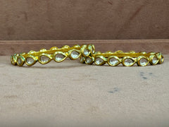 Kundan bangles