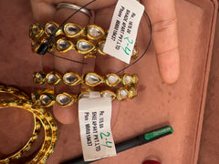 Kundan bangles