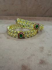 Kundan bangles
