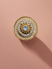 Timeless Gold colour Plated Statement Ring