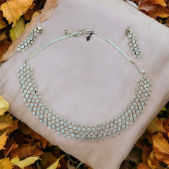 Luxurious Crystal Necklace & Earring Set