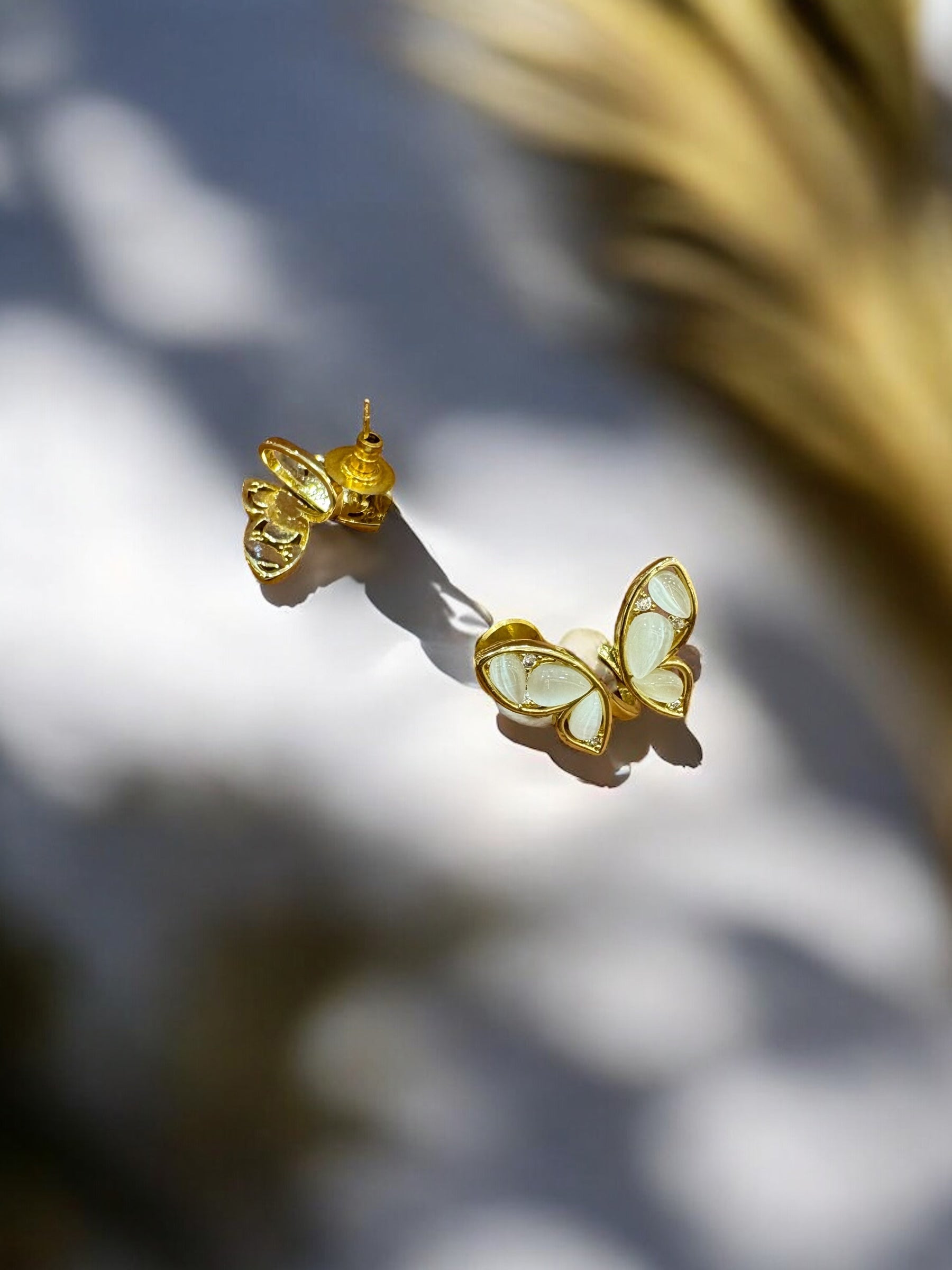 Elegant Butterfly Stud Earrings