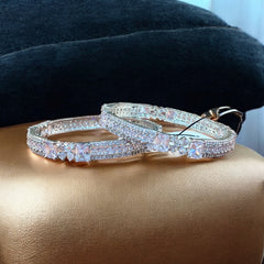 Elegant Crystal-Encrusted Bangles