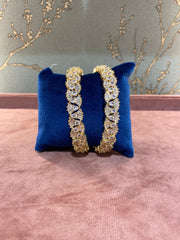 Golden Radiance Designer Bangles
