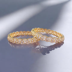 Golden Radiance Designer Bangles