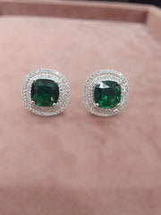 Emerald Elegance Necklace & Earring Set