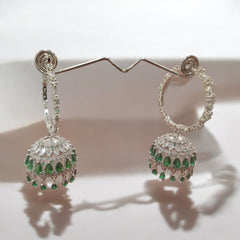 Exquisite Emerald Necklace Set with Matching Earrings and Maang Tikka