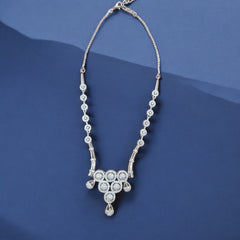 Elegant Circular Motif Necklace and Earring Set