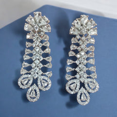 Luxury Teardrop Crystal Necklace and Earring Set