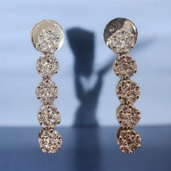 Elegant Diamond-Crystal Necklace and Earring Set