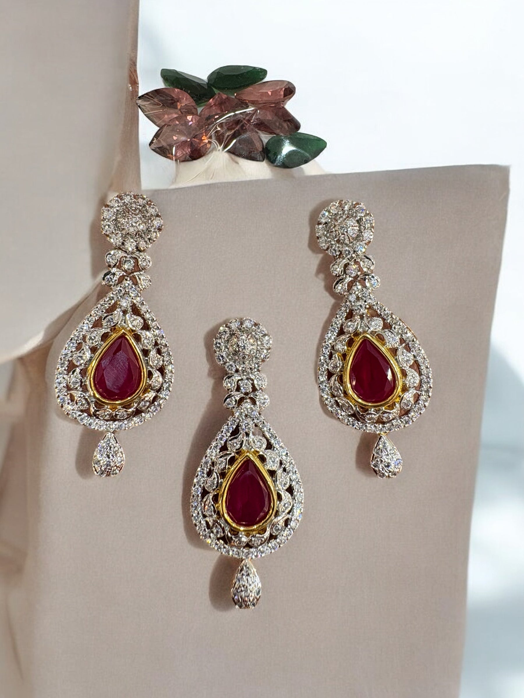 Diamond Pendant set